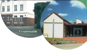 Frontansicht Gemeindehaus Großräschen und Finsterwalde